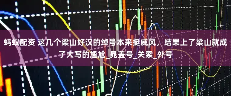 蚂蚁配资 这几个梁山好汉的绰号本来挺威风，结果上了梁山就成了大写的尴尬_晁盖号_关索_外号
