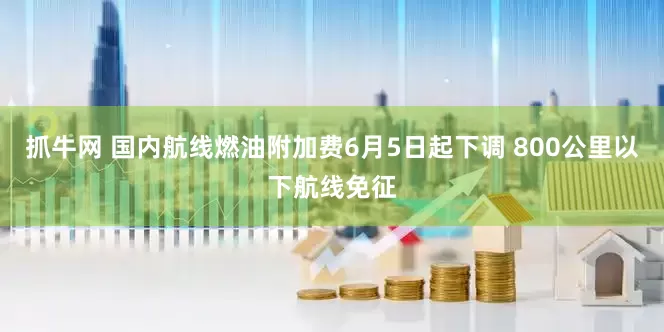 抓牛网 国内航线燃油附加费6月5日起下调 800公里以下航线免征